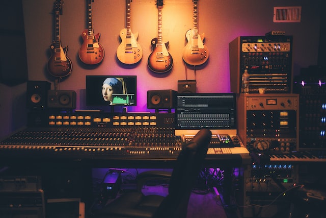 Music production room